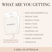 Load image into Gallery viewer, Sewing Planner