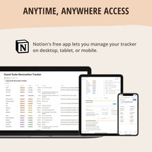 Load image into Gallery viewer, Home Renovation Planner & Tracker (Notion Template)