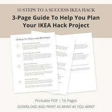 Load image into Gallery viewer, IKEA Hack Planner | Digital Printable PDF