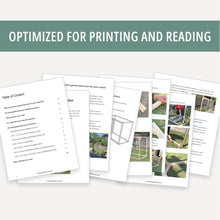 Load image into Gallery viewer, How to Build A Raised Bed Cover eBook