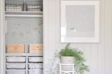 Load image into Gallery viewer, small closet design inspiration with vineyard wine crate, european inspired
