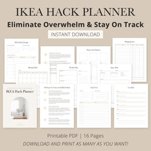 Load image into Gallery viewer, IKEA Hack Planner | Digital Printable PDF
