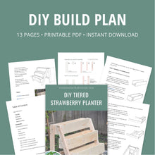 Load image into Gallery viewer, DIY Tiered Strawberry Planter eBook
