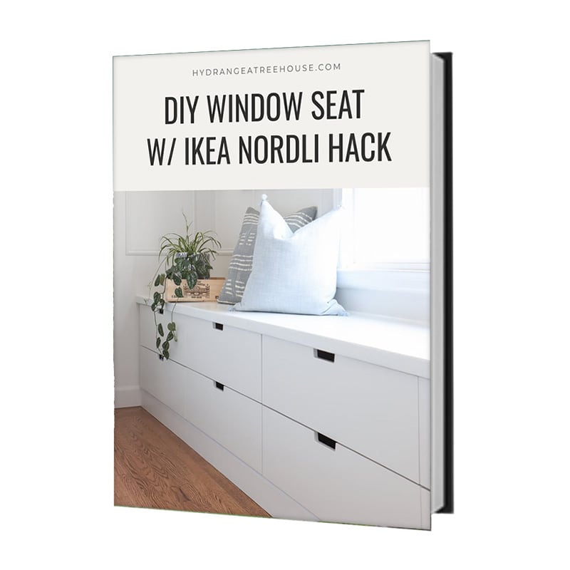 How to Build Window Seat with Ikea Hack eBook